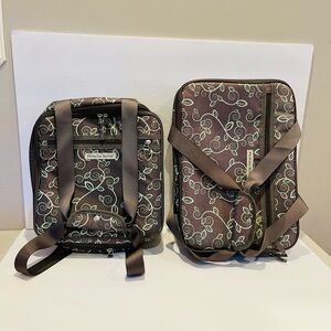 Princess House Cook & Carry Totes Set of 2 Food Storage Travel Bags